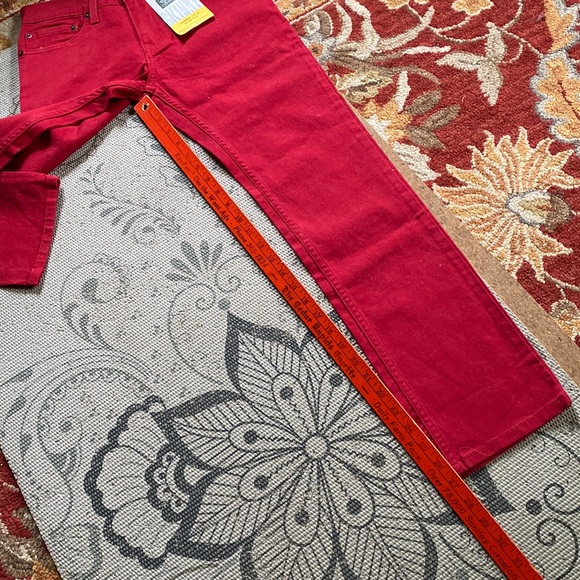 Signature by Levi Strauss Skinny Fit kids jeans pants Red NWT NEW 12 Regular - Picture 8 of 9